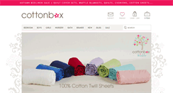 Desktop Screenshot of cottonbox.com.au
